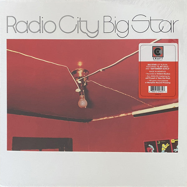 Big Star : Radio City (LP, Album, Mono, RE, 180)