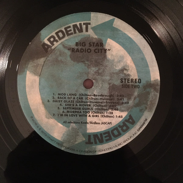 Big Star : Radio City (LP, Album, Mono, RE, 180)