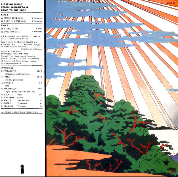 Stomu Yamash'ta, Come To The Edge : Floating Music (LP, Album, Gat)