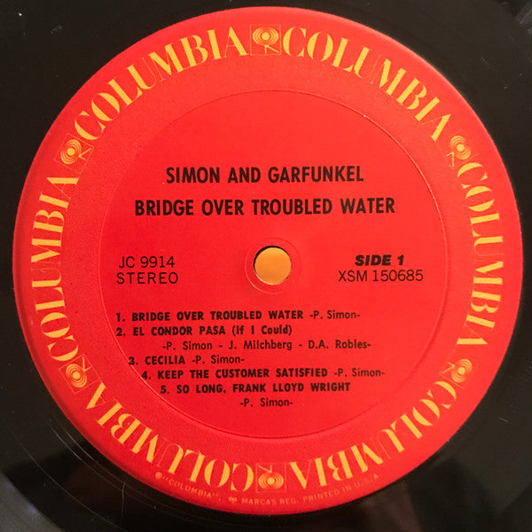 Simon And Garfunkel* : Bridge Over Troubled Water (LP, Album, RE, Pit)