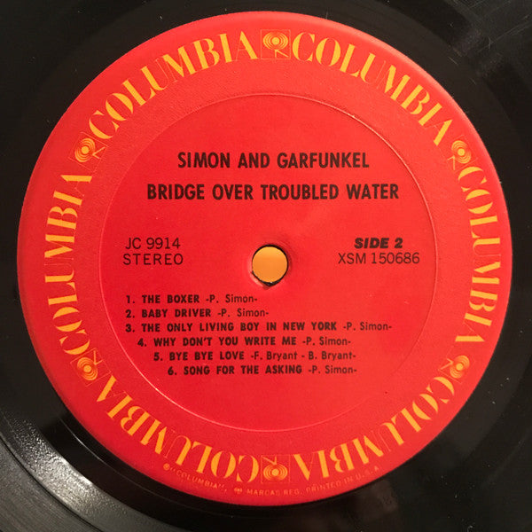 Simon And Garfunkel* : Bridge Over Troubled Water (LP, Album, RE, Pit)