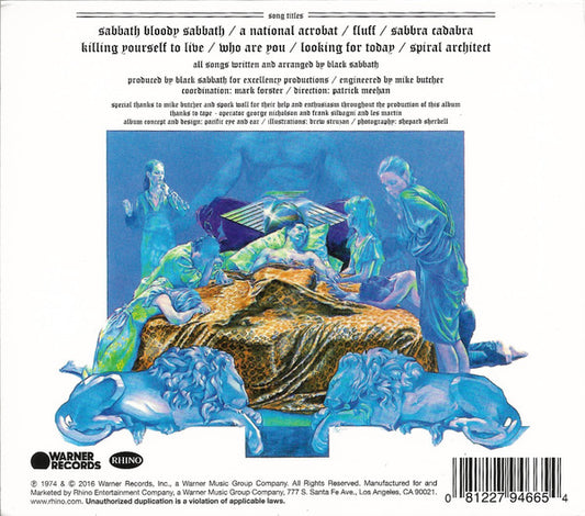 Black Sabbath : Sabbath Bloody Sabbath (CD, Album, RE, RM, Dig)
