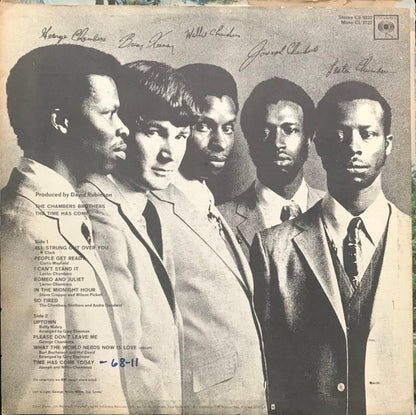 The Chambers Brothers : The Time Has Come (LP, Album, Ter)