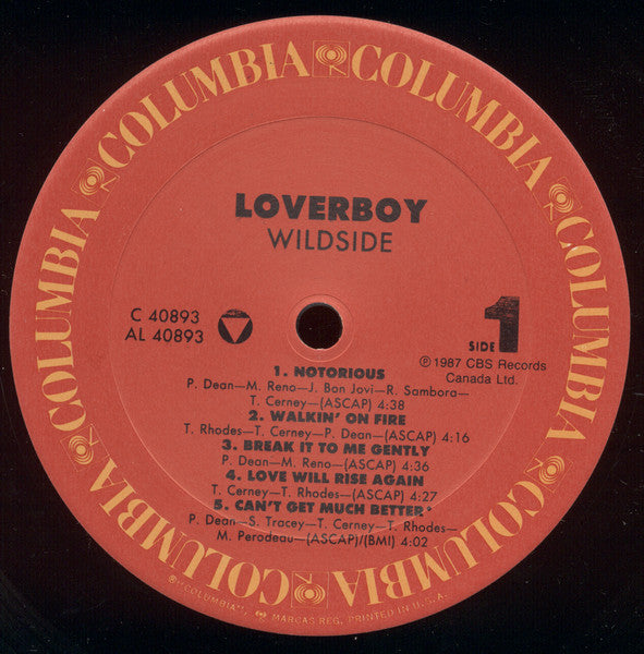 Loverboy : Wildside (LP, Album)