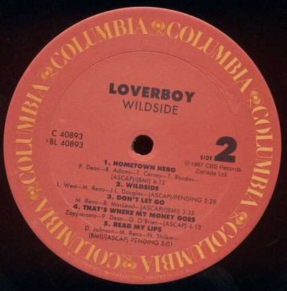 Loverboy : Wildside (LP, Album)