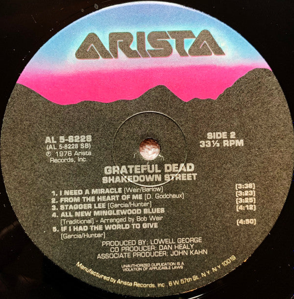 Grateful Dead* : Shakedown Street (LP, Album, RE)
