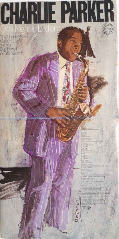 Charlie Parker : One Night In Birdland (2xLP, Album, Pit)