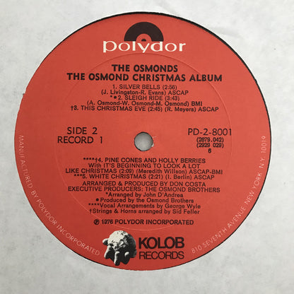 The Osmonds : Christmas Album (2xLP, Album, All)