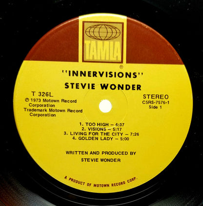 Stevie Wonder : Innervisions (LP, Album, Ind)