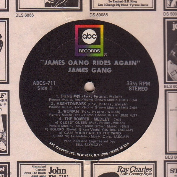 James Gang : James Gang Rides Again (LP, Album, Gat)