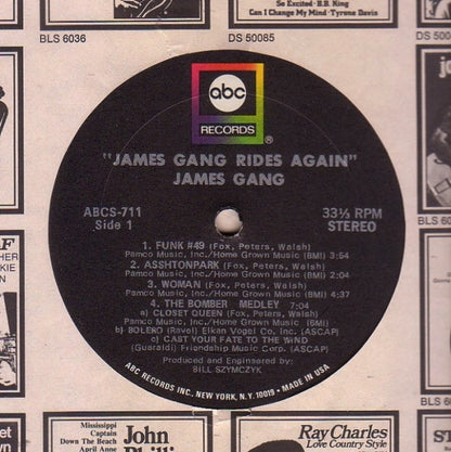 James Gang : James Gang Rides Again (LP, Album, Gat)