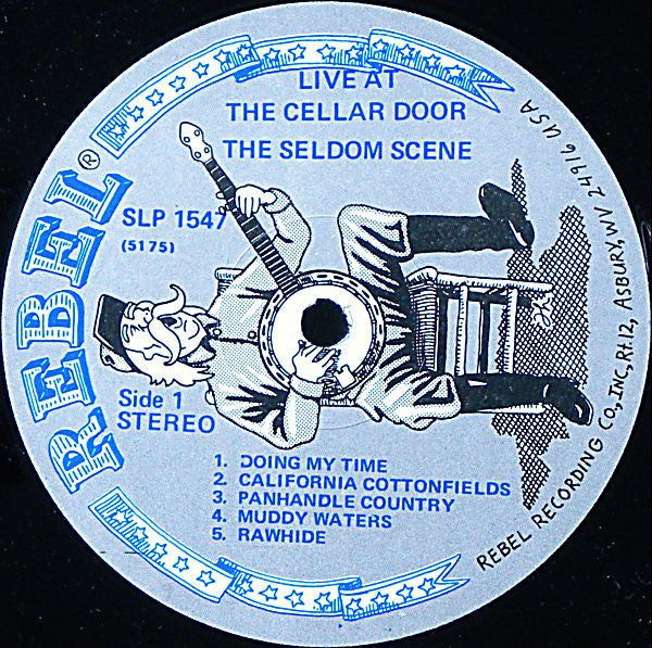 The Seldom Scene : Live At The Cellar Door (2xLP, Album, RP, Sup)