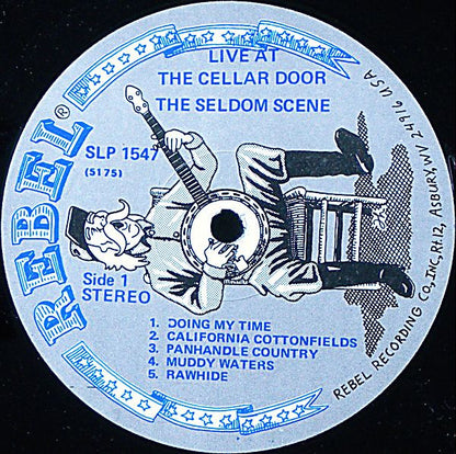 The Seldom Scene : Live At The Cellar Door (2xLP, Album, RP, Sup)