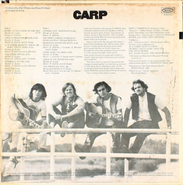 Carp : Carp (LP, Album)