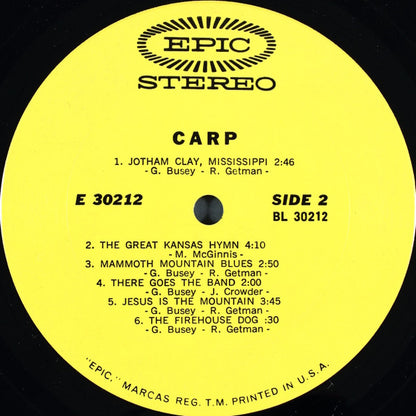 Carp : Carp (LP, Album)