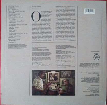 Charlie Parker With Benny Carter, Johnny Hodges, Ben Webster & Oscar Peterson : The Charlie Parker Sides -  Norman Granz Jam Session (2xLP, Comp, RE)