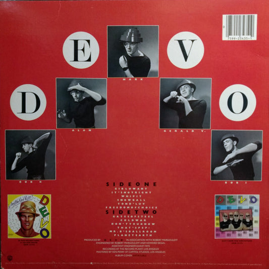 Devo : Freedom Of Choice (LP, Album, Win)