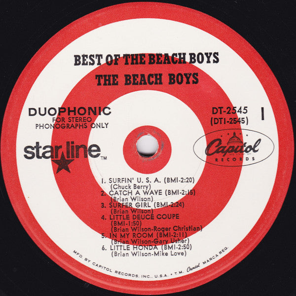 The Beach Boys : Best Of The Beach Boys, Vol. 1 (LP, Comp, RE)