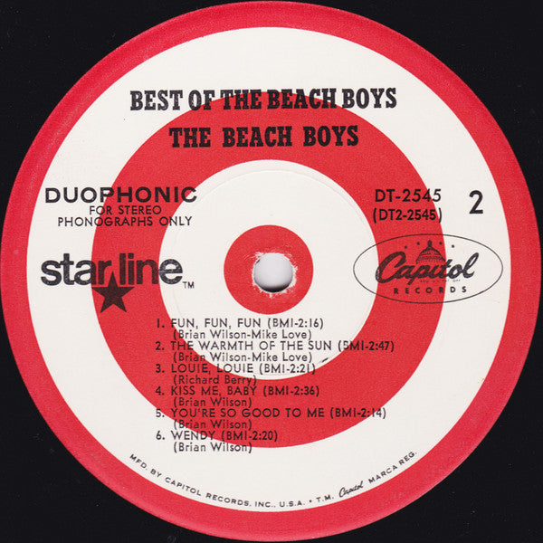 The Beach Boys : Best Of The Beach Boys, Vol. 1 (LP, Comp, RE)