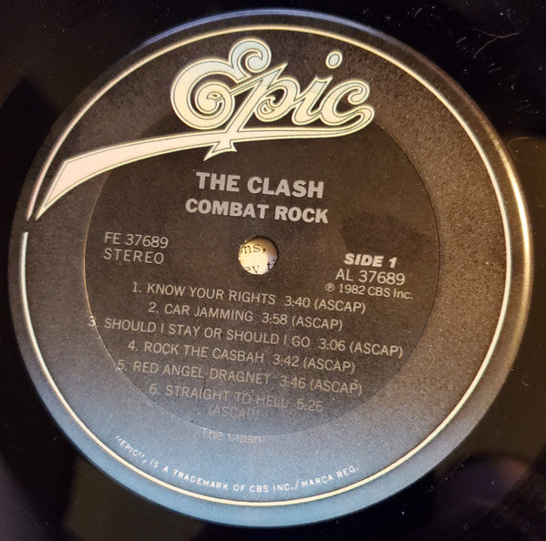 The Clash : Combat Rock (LP, Album, RP, Pit)