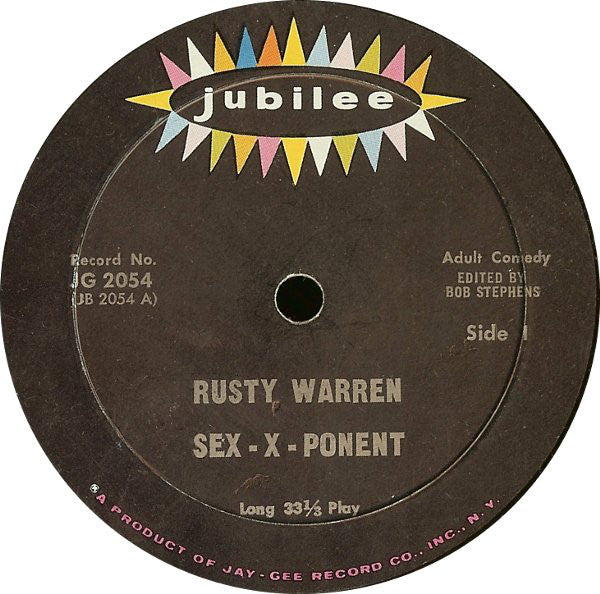 Rusty Warren : Sex-X-Ponent (LP, Album)