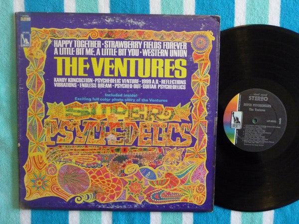 The Ventures : Super Psychedelics (LP, Album, RE)