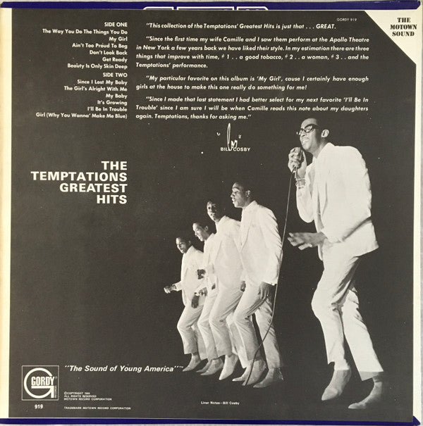 The Temptations : The Temptations Greatest Hits (LP, Comp, Mono, Roc)
