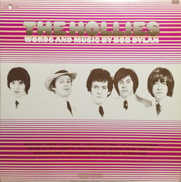 The Hollies : Words And Music By Bob Dylan (LP, Album, Pit)
