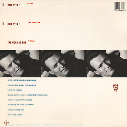 Steve Winwood : Roll With It (12", Single, AR)