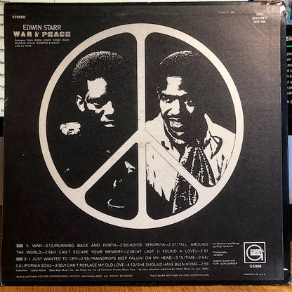 Edwin Starr : War And Peace (LP, Album)