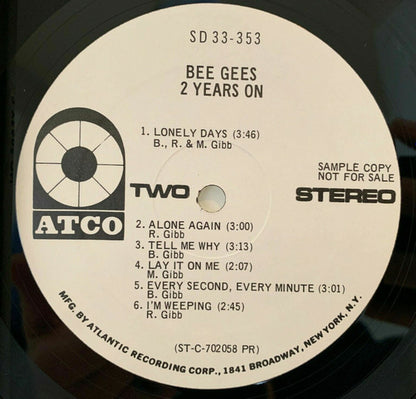 Bee Gees : 2 Years On (LP, Album, Promo, Pre)