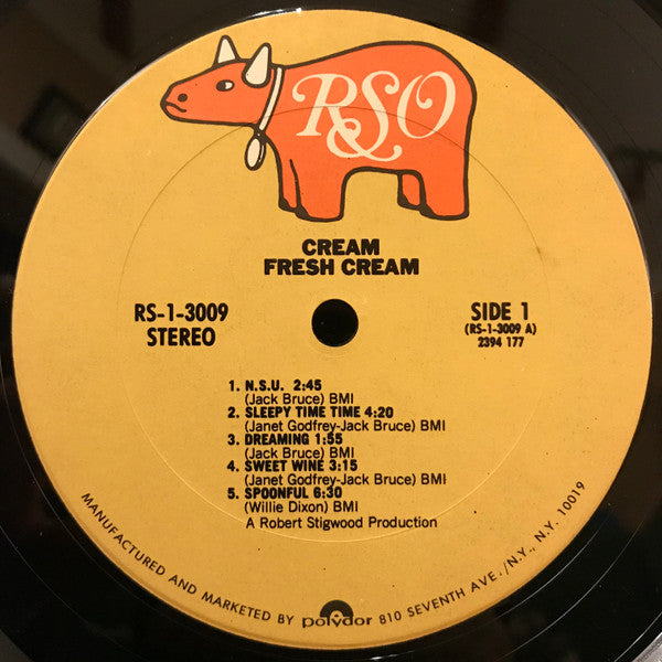 Cream (2) : Fresh Cream (LP, Album, RE, Pit)