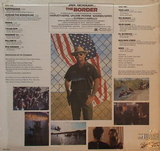 Ry Cooder : The Border (LP, Album, Glo)