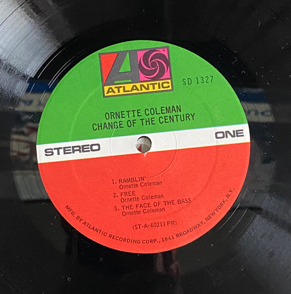 Ornette Coleman : Change Of The Century  (LP, Album, RP)