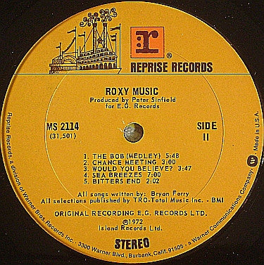 Roxy Music : Roxy Music (LP, Album, RE, Gat)