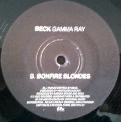 Beck : Gamma Ray (7", Single)