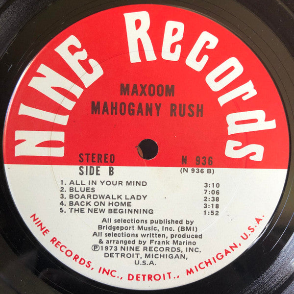Mahogany Rush : Maxoom (LP, Album, RP)