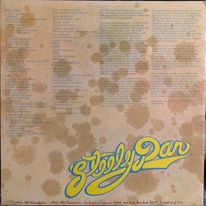 Steely Dan : Can't Buy A Thrill (LP, Album, Gat)