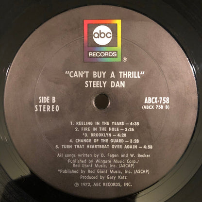 Steely Dan : Can't Buy A Thrill (LP, Album, Gat)