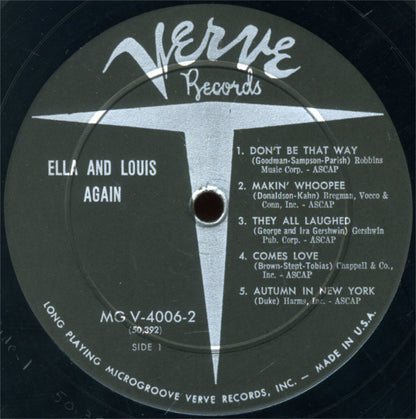 Ella* And Louis* : Ella And Louis Again (2xLP, Album, Gat)