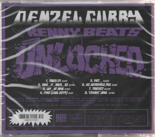 Denzel Curry X Kenny Beats : Unlocked (CD, EP)