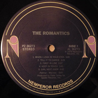 The Romantics : The Romantics (LP, Album, RE, Car)