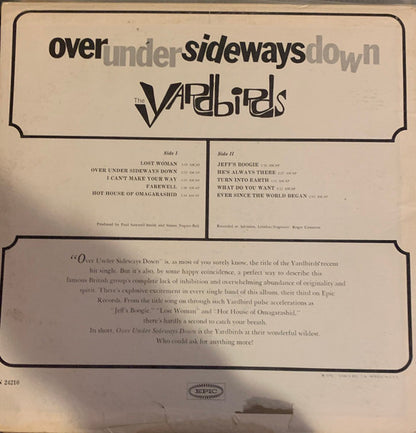 The Yardbirds : Over Under Sideways Down (LP, Album, Mono)