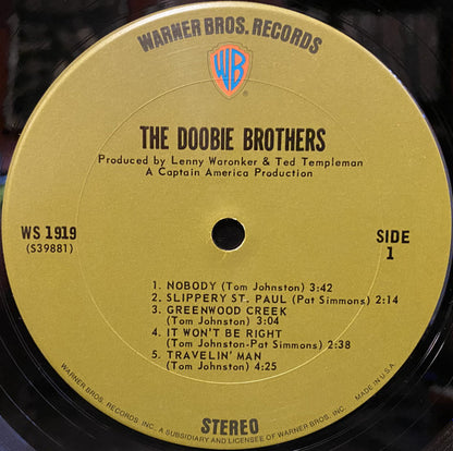 The Doobie Brothers : The Doobie Brothers (LP, Album, Pit)