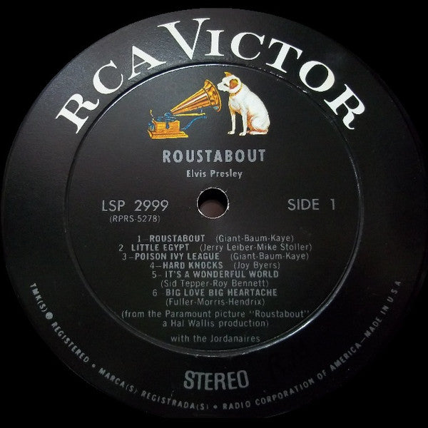 Elvis Presley : Roustabout (LP, Album, Roc)