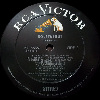 Elvis Presley : Roustabout (LP, Album, Roc)