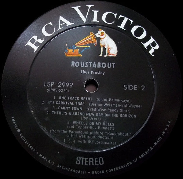 Elvis Presley : Roustabout (LP, Album, Roc)