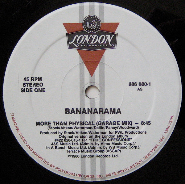 Bananarama : More Than Physical (12", Single)