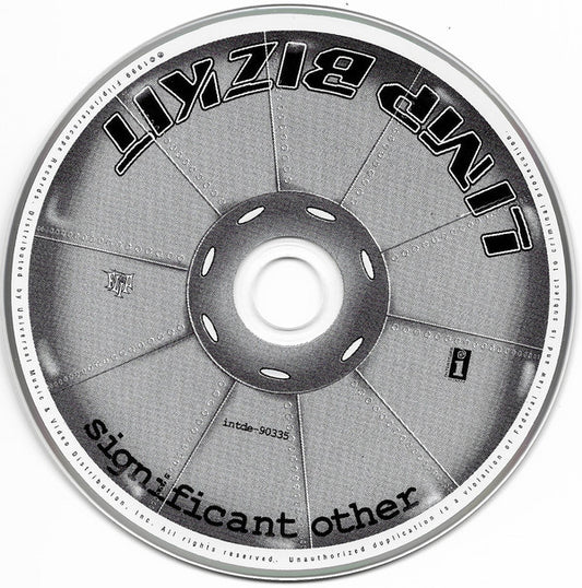 Limp Bizkit : Significant Other (CD, Album, Enh, RP, Son)