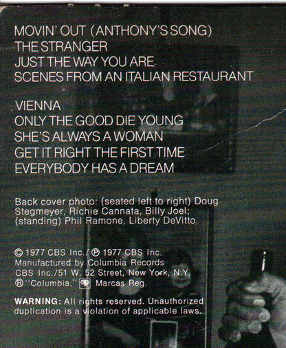 Billy Joel : The Stranger (LP, Album, Pit)